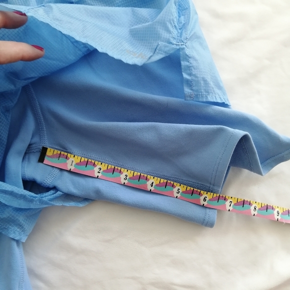 Alo Yoga Circuit Shorts in Marine Blue Loose Shorts Over Biker XXS - Picture 14 of 16